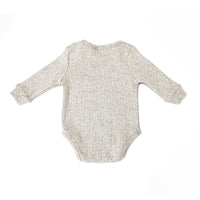 BASICS THICK Ribbed Long Sleeve Onesie/Top - CLOUD