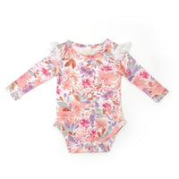 Tulle Flutter Long Sleeve Onesie/Top - CLEMENCE