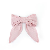 Hair Clip Wide Ribbed - PEARL
