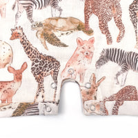 COTTON MUSLIN Romper - WILD LIFE