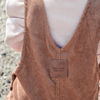 Hudson Cord Overalls - TAN