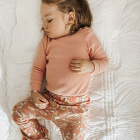 BASICS THICK Ribbed Onesie/Top - SALMON PINK