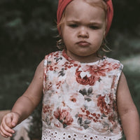 COTTON MUSLIN Lace Top - HOLLY