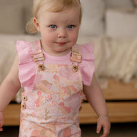 Shimmy Wide Ribbed Tank Onesie/Top - CANDY PINK