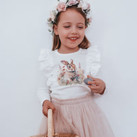 Shimmy Long Sleeve Onesie - BUNNY