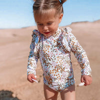 Shimmy Long Sleeve Swimmers - WILLOW