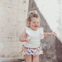 Shimmy Wide Ribbed Tank Onesie/Top - COCONUT