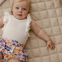 COTTON MUSLIN Ruffle Bloomers - ZOE