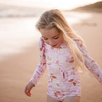 Shimmy Long Sleeve Swimmers - SERENITY