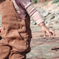 Hudson Cord Overalls - TAN
