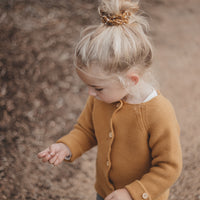 Poppy Knitted Cardigan - MUSTARD