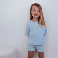 Easy Set Wide Ribbed - SKY