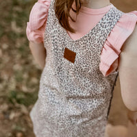 Hazel Pinafore Dress - HUNTER