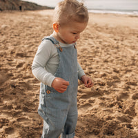 BASICS Ribbed Onesie/Top - MEADOW GREEN