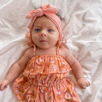COTTON MUSLIN Ruffle Playsuit - EMMA