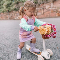 Hazel Cord Pinafore Dress - CANDY