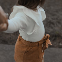 Heidi Mini Cord Skirt - TAN