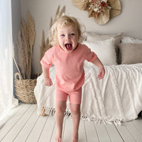 Easy Set Wide Ribbed - CORAL