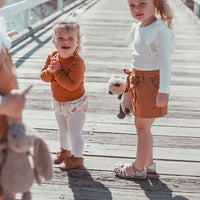 BASICS THICK Ribbed Onesie/Top - RUST