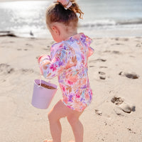 Shimmy Long Sleeve Swimmers - CLEMENCE