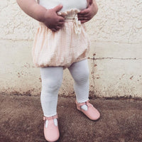 COTTON MUSLIN Paperbag Shorts - LIGHT PEACH