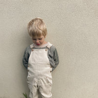 Hudson Cord Overalls - STONE