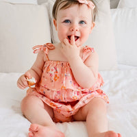 COTTON MUSLIN Ruffle Playsuit - EMMA
