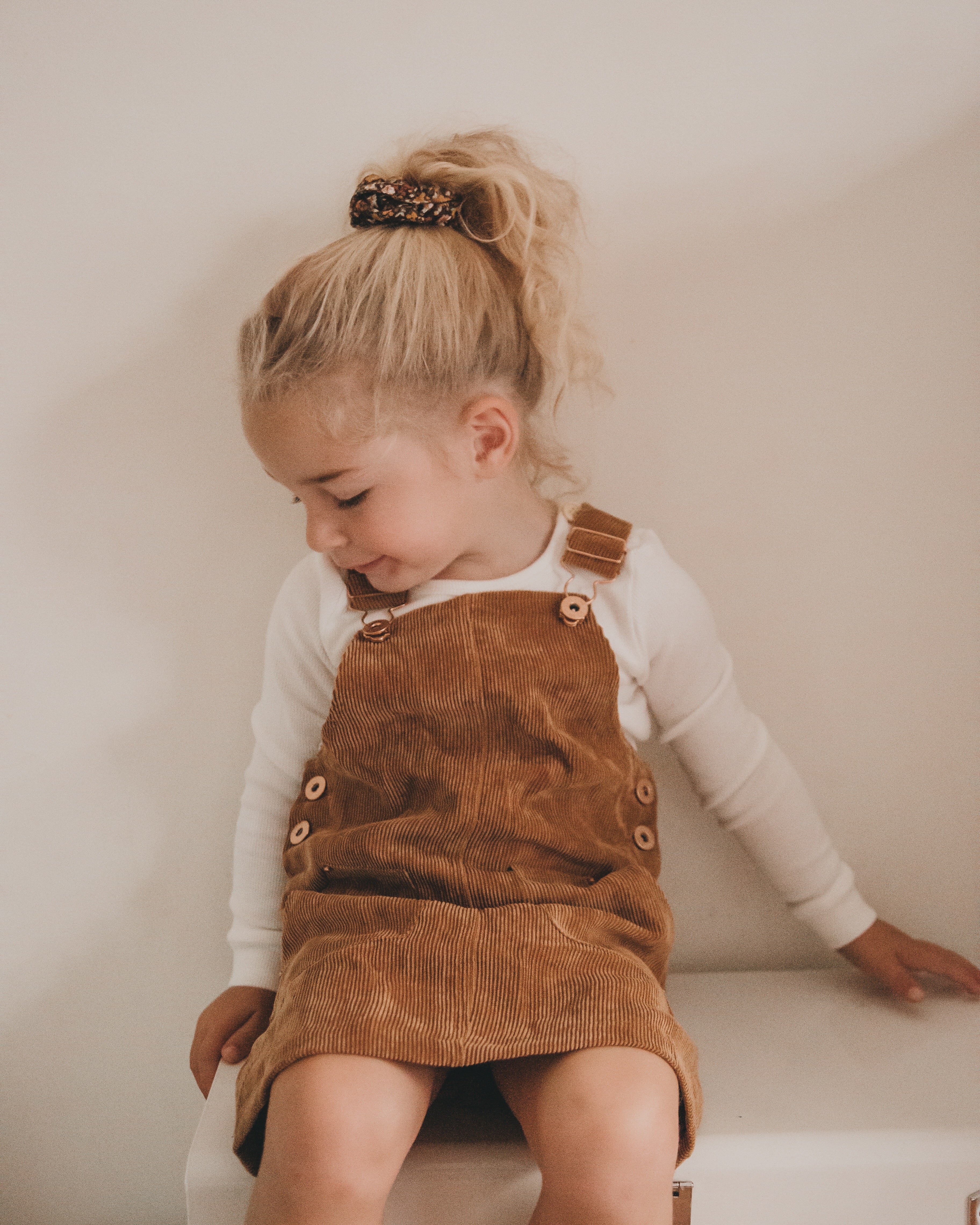 brown corduroy dress toddler Corduroy Dress - Light Camel for Girls