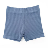 Bike Shorts Wide Ribbed - OCEAN