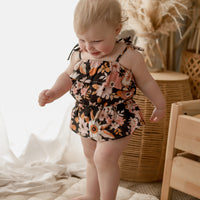 COTTON MUSLIN Ruffle Playsuit - EVERLY