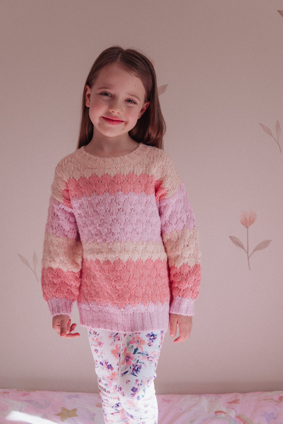 Lily Knitted Jumper - SHERBET