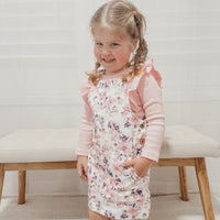 Hazel Cord Pinafore Dress - EMILY