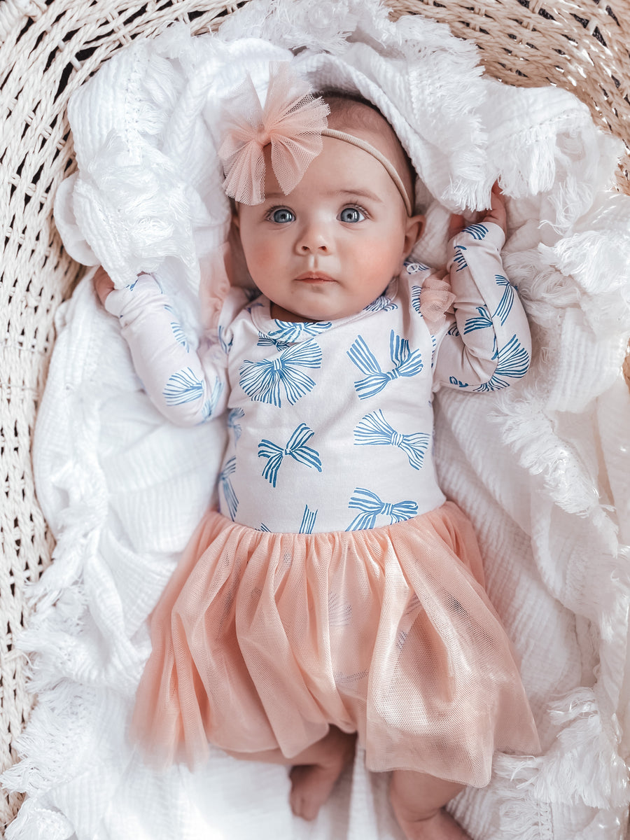 Tulle Bow Headband - FAIRY FLOSS