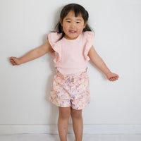 Shimmy Wide Rib Tank Onesie/Top - FAIRY FLOSS