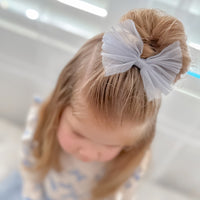 Tulle Hair Clip -  DUSTY BLUE