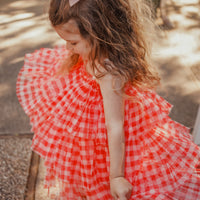 The Party Dress - RED GINGHAM