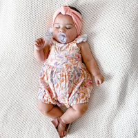 COTTON MUSLIN Frill Playsuit - KATIE