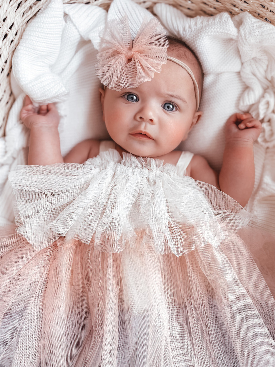 Tulle Bow Headband - FAIRY FLOSS