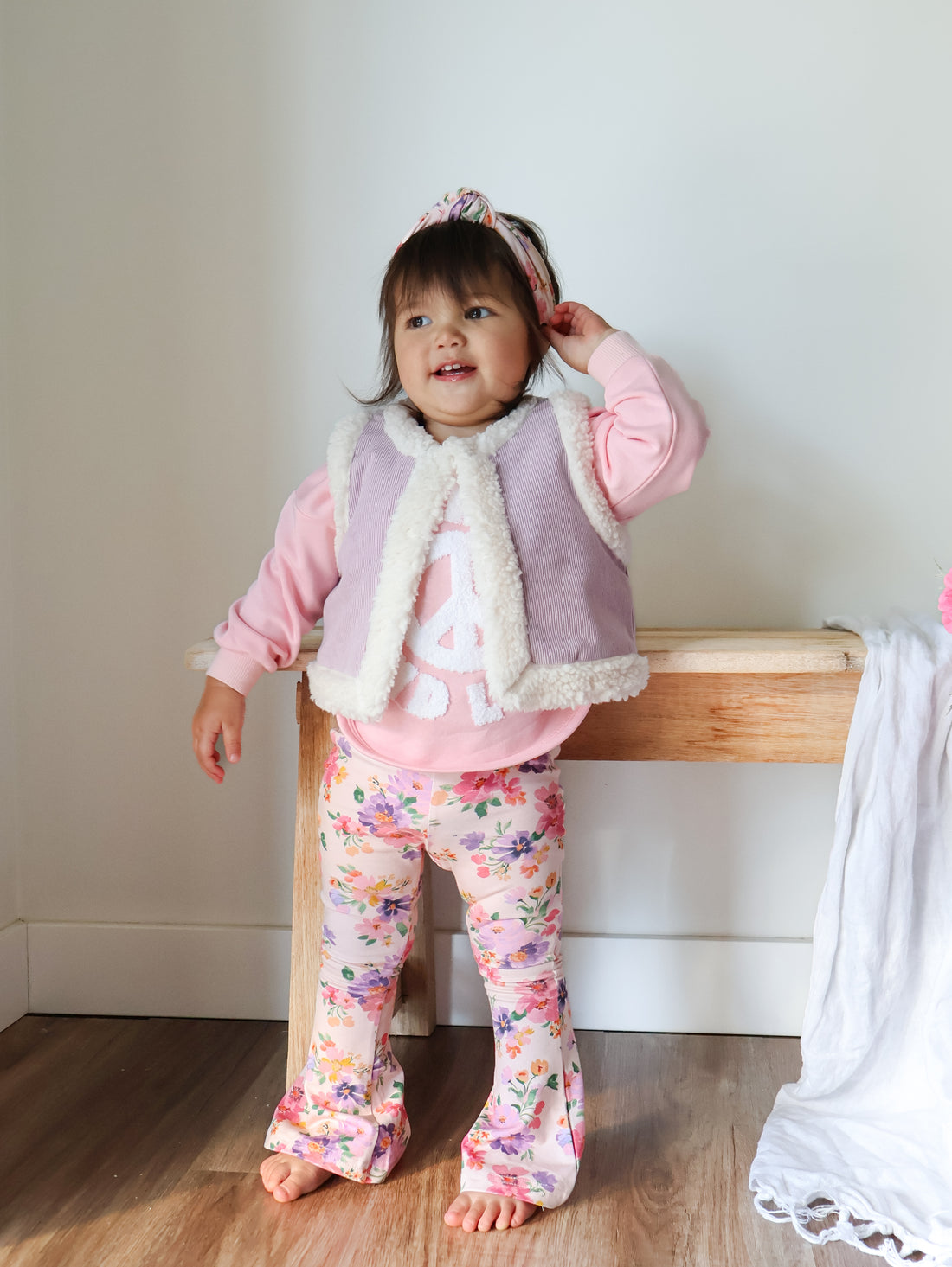Snowy Cord Vest - SHELL