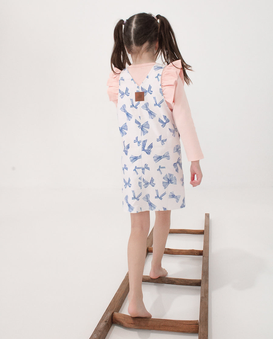 Hazel Pinafore Dress - BOW PEEP