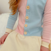 BASICS Long Sleeve Dress - PASTEL