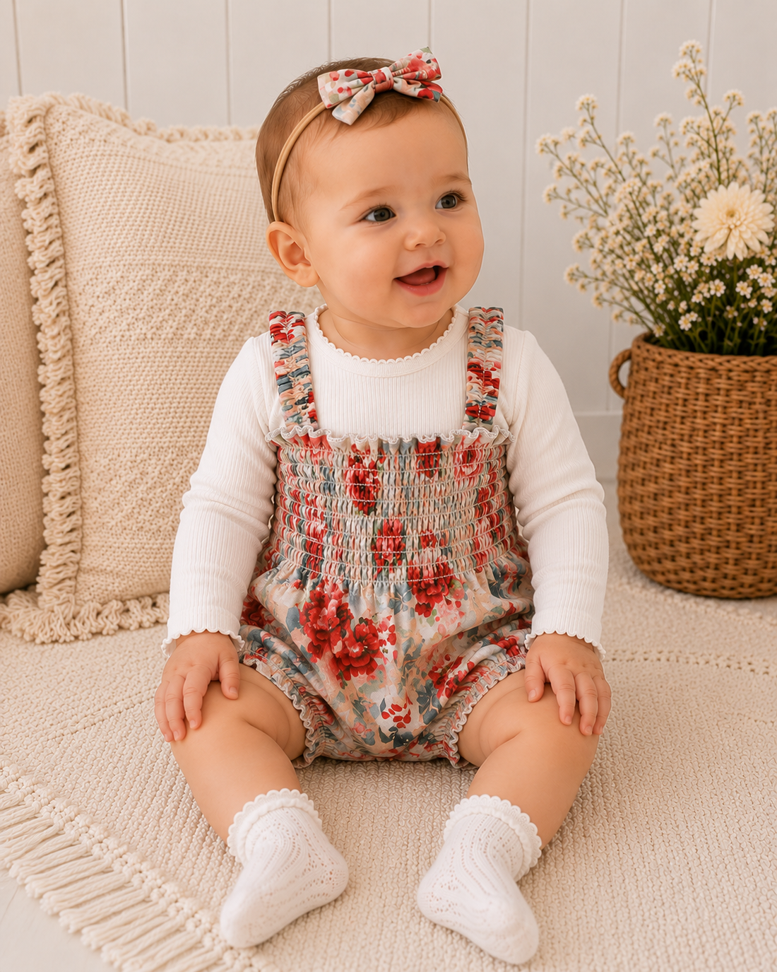 LINEN Playsuit Set - HOLLY