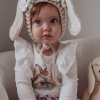 Shimmy Long Sleeve Onesie - BUNNY