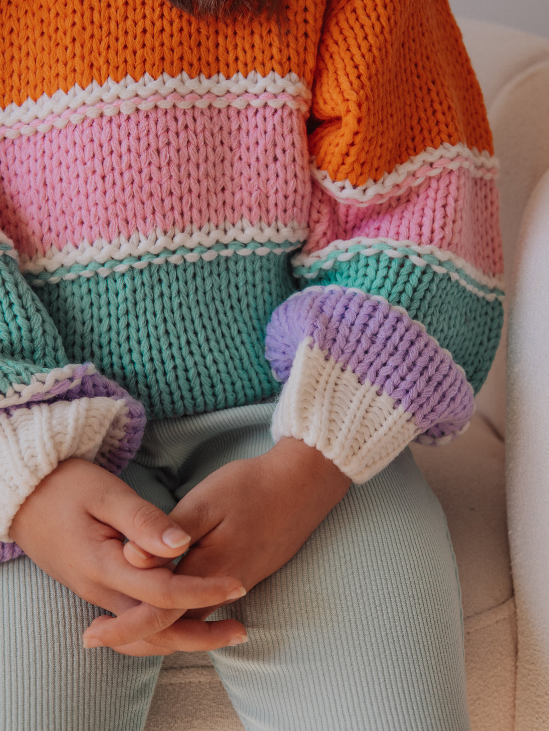 Sweet Sorbet Knitted Jumper