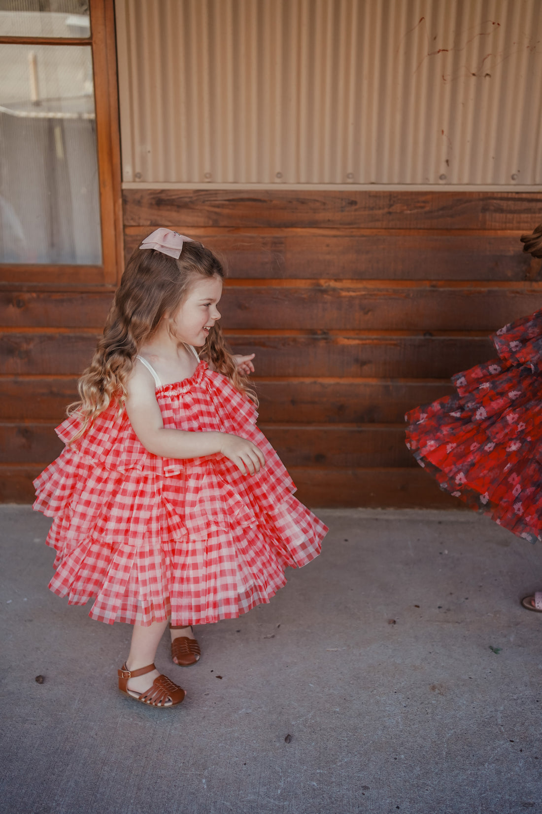 The Party Dress - RED GINGHAM