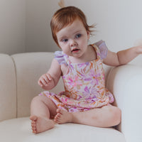 COTTON MUSLIN Frill Playsuit - KATIE