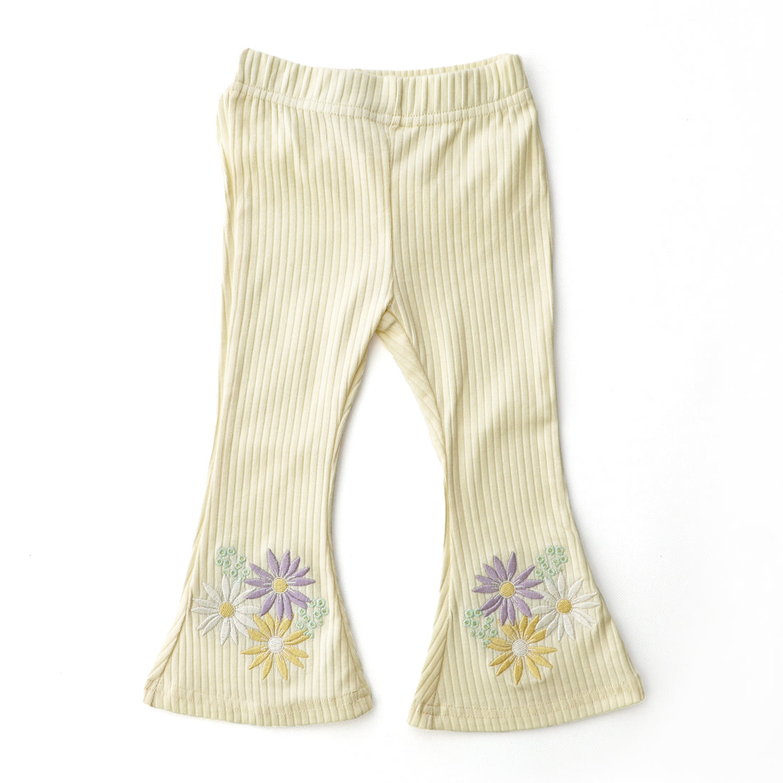 Bell Bottoms Wide Ribbed - DAISY YELLOW