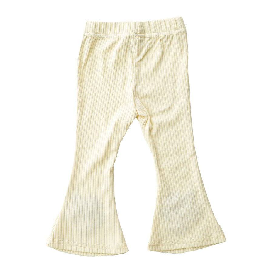 Bell Bottoms Wide Ribbed - DAISY YELLOW