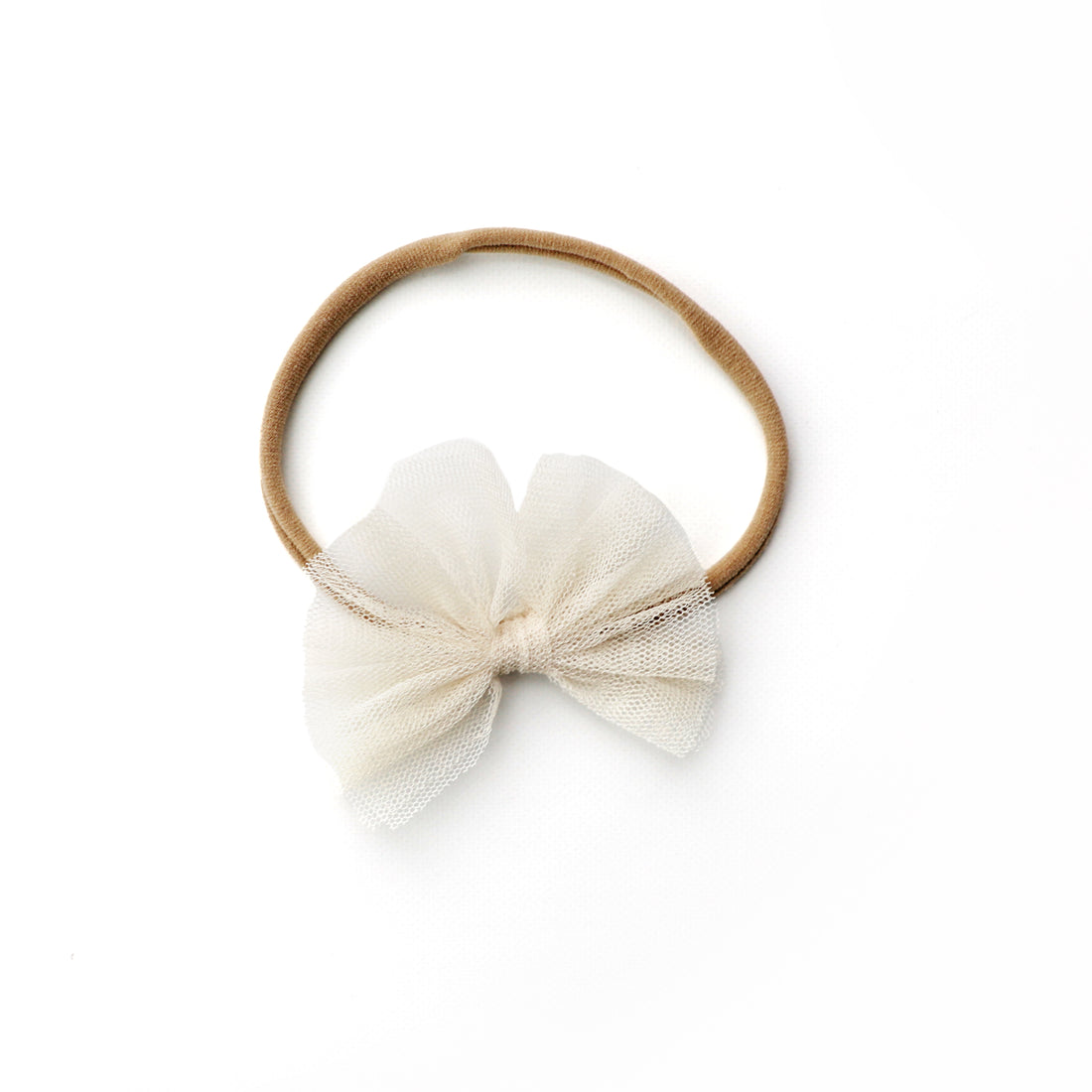 Tulle Bow Headband - SANDY