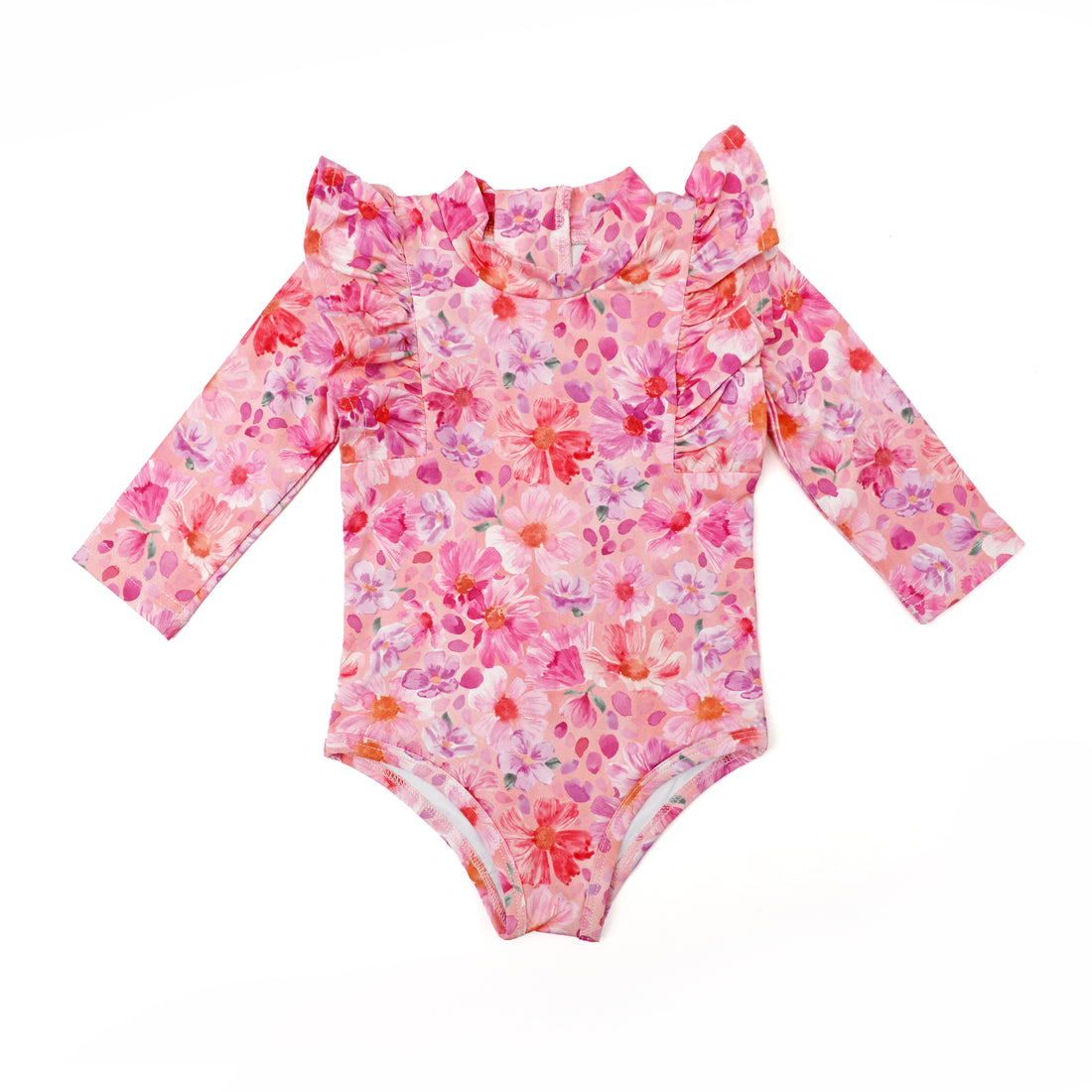 Shimmy Long Sleeve Swimmers - FLORA